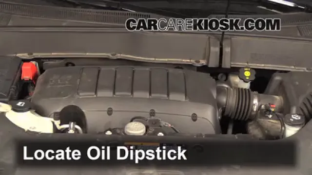 2013 Chevrolet Traverse LS 3.6L V6 Aceite Controlar nivel de aceite